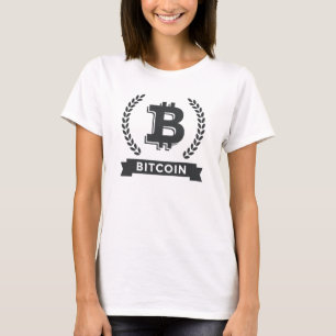 T-shirt nano de logo de bitcoin des hanes des