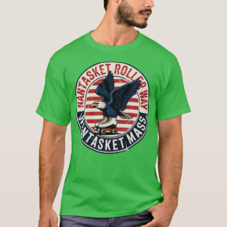 T-shirt Nantasket Rollerway Vintage Retro Roller Patinage 