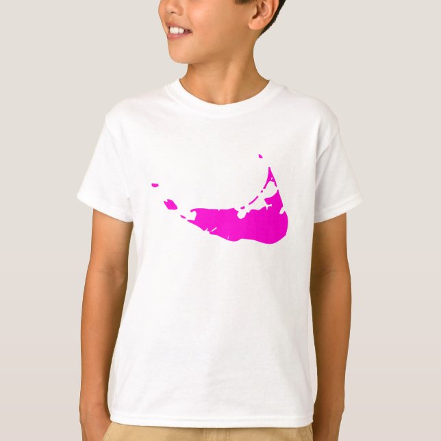 T-shirt Nantucket rose (Devant)