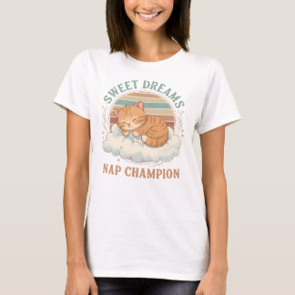 T-shirt  “Nap Champion” Funny Pastel Design