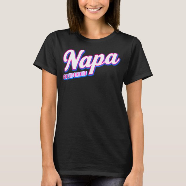 T-shirt Napa CA (Devant)