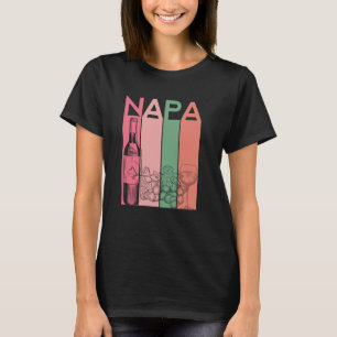 T-shirt Napa California Vin Pays Tasting Valley Love R