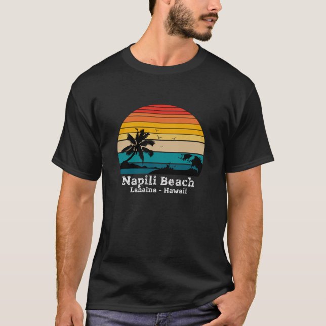 T-shirt Napili Beach Lahaina - Hawaii (Devant)