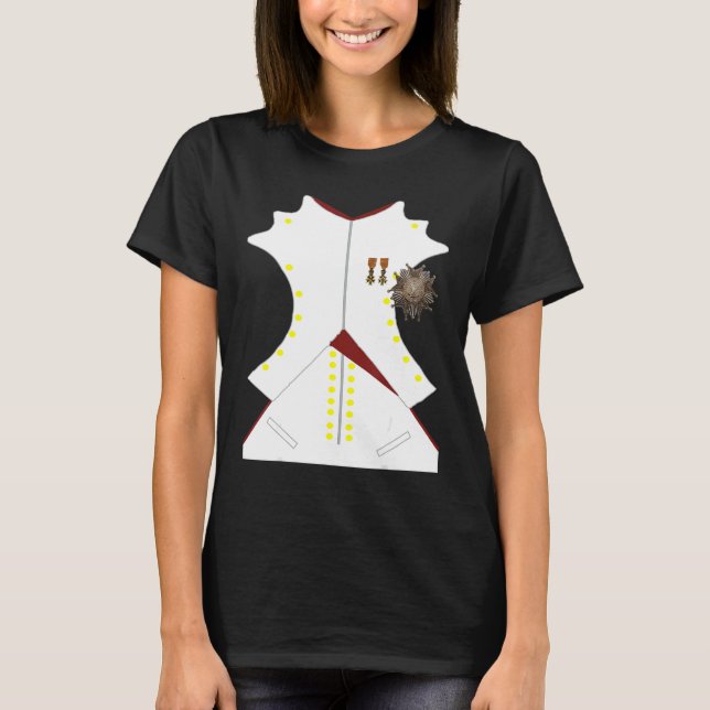 T-shirt Napoléon Bonaparte, Costume Maison Historique Re (Devant)