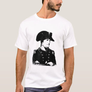 T-shirt Napoleon Bonaparte -- Noir et blanc