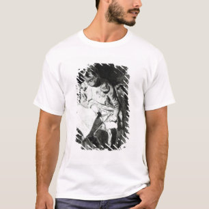 T-shirt Napoléon étudiant ses cartes par la lumière