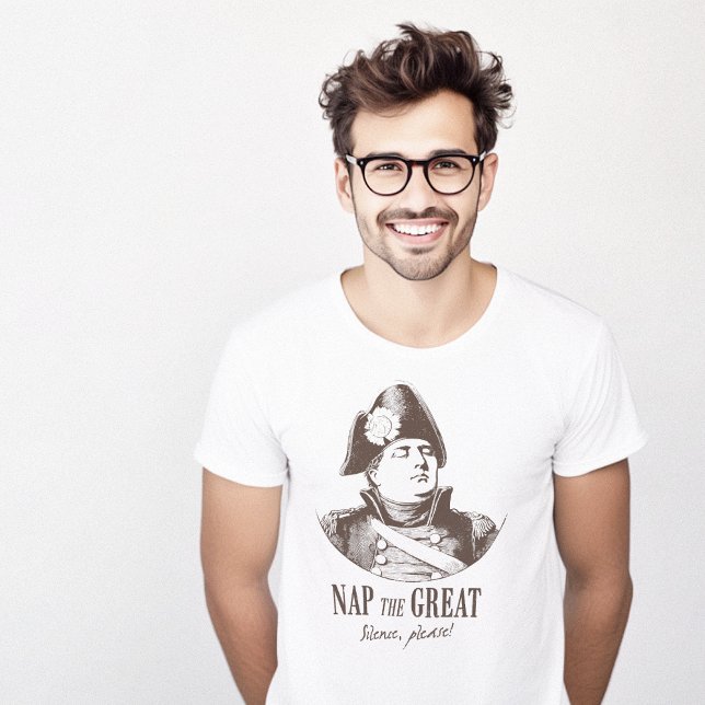 T-shirt Napoléon Napoléon le grand drôle (Napoleon Nap the Great Funny T-Shirt)