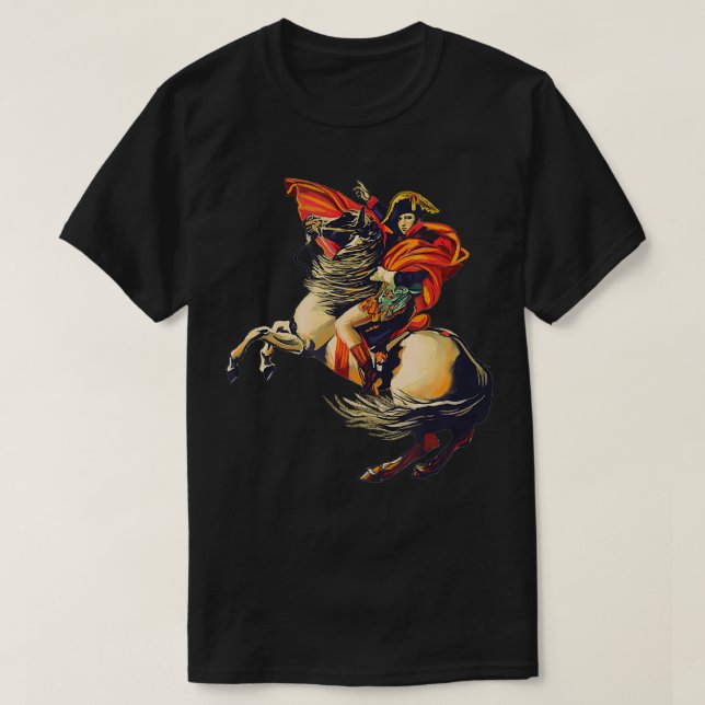 T-shirt Napoléon Portrait Bonaparte Design français  (Design devant)
