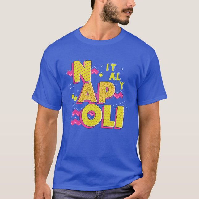 T-shirt Napoli, Italia 90s Retour // Cool Retro Naples (Devant)