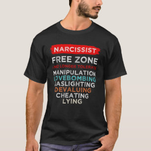 T-shirt Narcissiste Narcissistic Free Zone Sensiv Surviv
