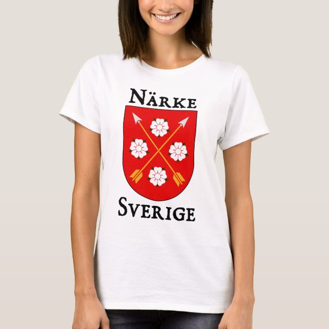 T-shirt Närke, Sverige (Devant)