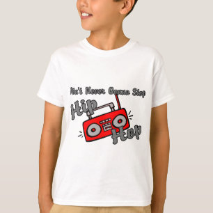 T-shirt N'arrêtez jamais le hip hop