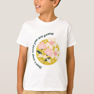 T-shirt N'arrêtez pas avant d'être fier  Citation motivati