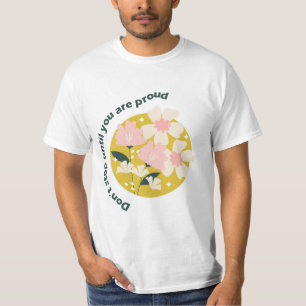 T-shirt N'arrêtez pas avant d'être fier  Citation motivati