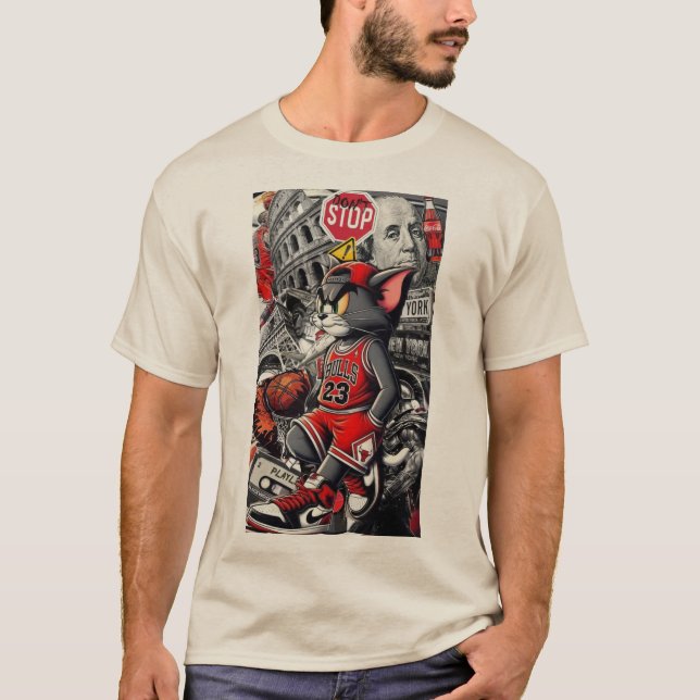 T-shirt . "N'arrêtez pas l'effort" (Devant)