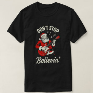 T-shirt N'arrêtez pas les chemises de Noël Croyevin Joyeux