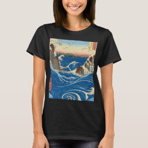 T-shirt Naruto Whirlpools, province d'Awa, 1855 par Hirosh
