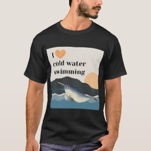 T-shirt Narval - J'adore la natation en eau froide