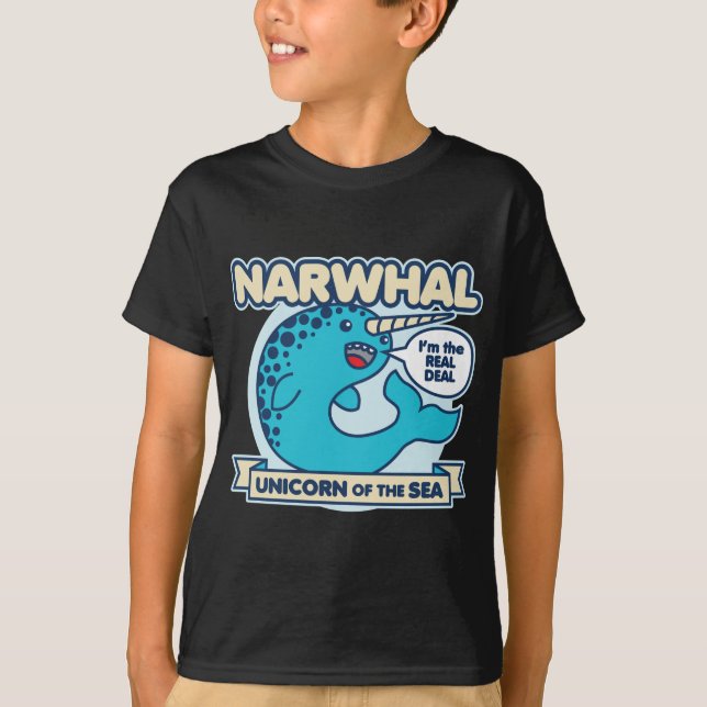 T-shirt Narwhal (Devant)