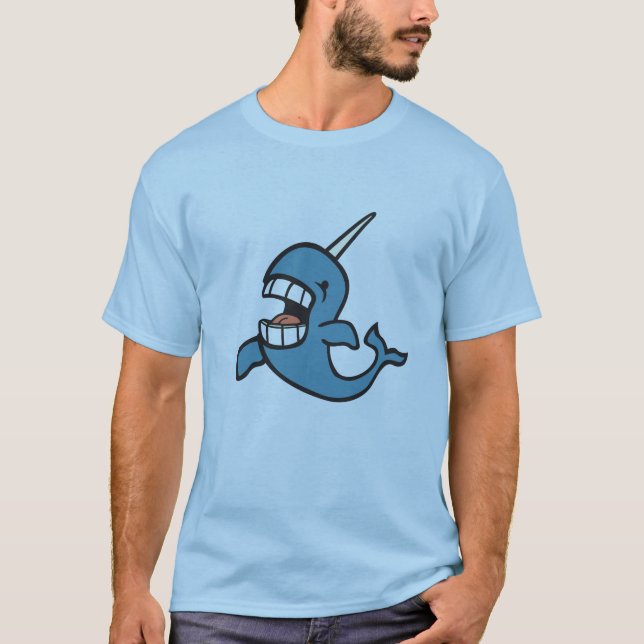 T-shirt Narwhal fou (Devant)