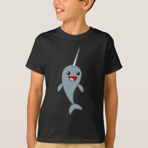 T-shirt Narwhal heureux