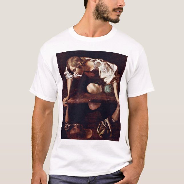 T-shirt Narzis, par Michaël Angelo Merisi DA Caravaggio (Devant)