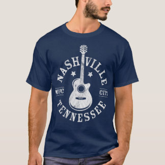 T-shirt Nashville, Tennessee - Guitare858