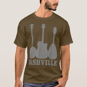 T-shirt Nashville Tennessee Guitare Player Country Music C