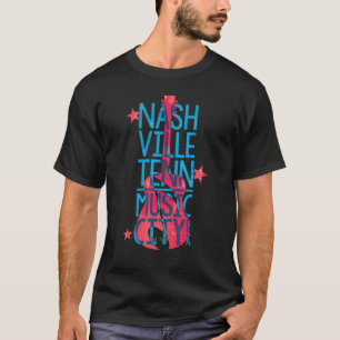 T-shirt Nashville Tennessee Music City Usa Établie En 1779