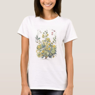 T-shirt Nasturtiums et marguerites : 1.Nasturtium Indicum;