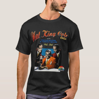T-shirt Nat King Cole Nathaniel Adams Coles American Singe