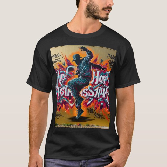 T-shirt natal hiphop Camiseta (Devant)