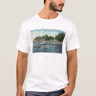 T-shirt Natation à la plage et au casino de point de Bemu