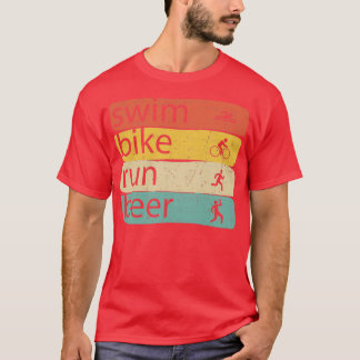 T-shirt Natation Cyclisme Course Triathlon natation Vélo c