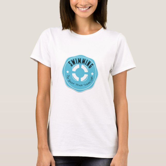 T-shirt Natation Et Sport Qui Sauve Des Vies (Devant)