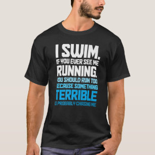 T-shirt Natation  Nageur Je nage