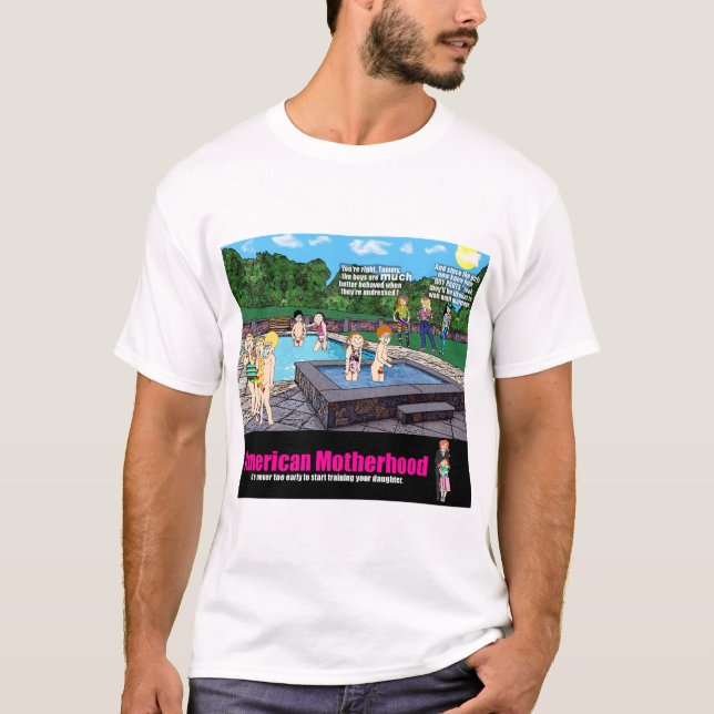 T-shirt Natation-Piscine-Censuré (Devant)