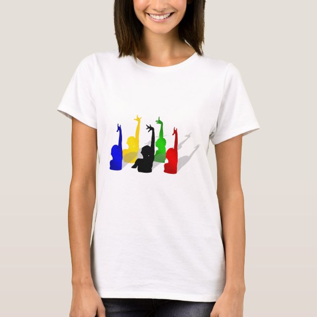 T-shirt Natation synchronisée sports aux États-Unis (Devant)