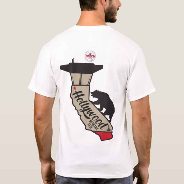 T-SHIRT NATCA BUR ATCT CALIFORNIE (Dos)