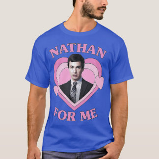 T-shirt Nathan Fielder Pour Moi k Cœur Manches retro