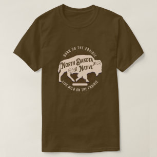 T-shirt Natif du Dakota du Nord
