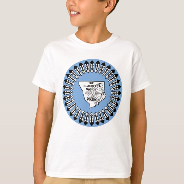 T-shirt Nation Blackfoot (Devant)