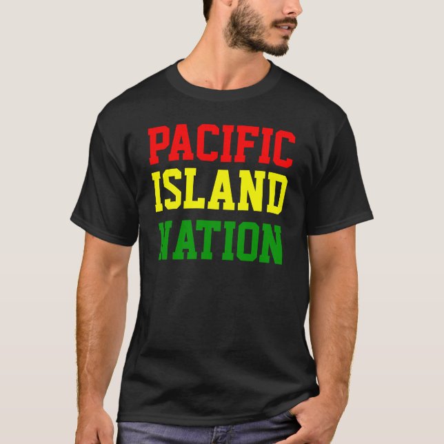 T-shirt Nation de l'île du Pacifique (Devant)