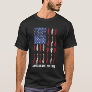 T-shirt Nation de Long Beard Chasse à la Turquie