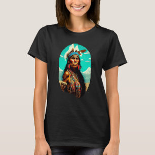 T-shirt Nation Yaqui Amérindienne Femme Yaqui Indigène
