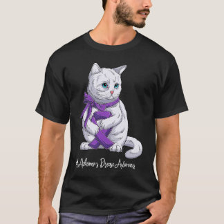T-shirt National Alzheimer's Disease Awareness Month Purpl