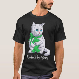 T-shirt National Cerebral Palsy Awareness Month Green Ribb