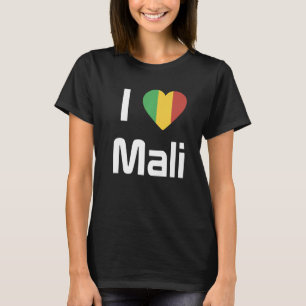 T-shirt National Flag of Mali souvenir  for men women