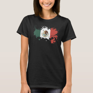 T-shirt National Flag of Mexico souvenir for men women 1