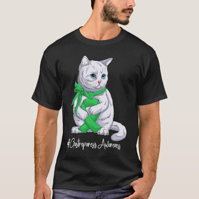 T-shirt National Gastroparesis Awareness Month Green Ribbo (Devant)